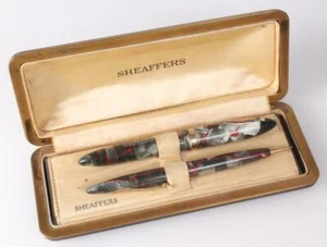 Lápiz Estilográfica Sheaffer Balance Statesman Rojo Veado Gris Perla Estándar - Imagen 1 de 11