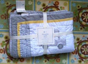 Pottery Barn Kids Quilt New NWT Alexander 100% Cotton Cars Design Sleepovers - Picture 1 of 4