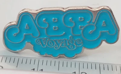 Abba Voyage Pin Badge Musical Theatre Blue Brand New - Image 1 of 3