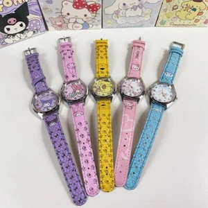 Reloj de cuarzo Sanrio-Hello Kitty, Cinnamoroll, Kuromi, My Melody, Pompompurin - Imagen 1 de 17