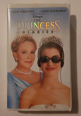 Walt Disney The Princess Diaries VHS Julie Andrews Anne Hathaway 2001 Foto 1 de 3
