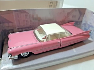 DINKY - CADILLAC - COUPE DEVILLE 1959 PINK WHITE - Picture 1 of 6
