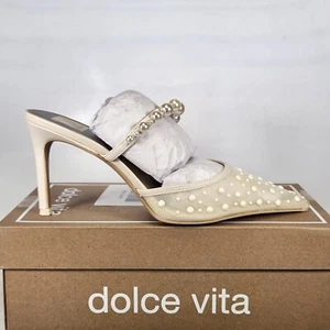 Size 9 Wide - Dolce Vita Pearl Wide - Ivory Mesh - Picture 1 of 10