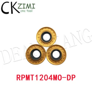 10Pcs RPMT1204MO-DP R6 CNC Carbide Round Milling Insert,For SRDPN/SRAPR/EMR 6R - Picture 1 of 7
