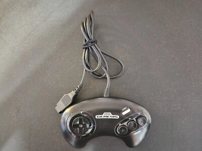 Sega Genesis Controller - Black (MK-1650 Taiwan edition) - Image 1 of 3