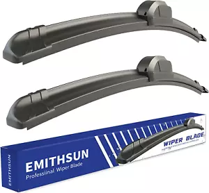 OEM QUALITY 22" + 22" Premium All-Seasons Stable and Quiet Windshield Wiper Blad - Picture 1 of 12