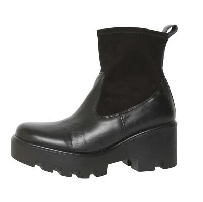 Shellys London Z80121* Bobbie Black Mid Boot Size 37 EUR - Image 1 of 4