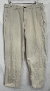 Hagger Mens 100% Combed Cotton Khaki Dress Pants Size W34 x L32 - Picture 1 of 14