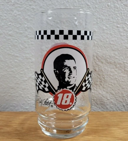 BOBBY LABONTE # 18 Driver Coca-Cola NASCAR Racing Vintage Coke Drinking Glass Cover