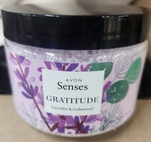 Lot of 2 Avon Senses Gratitude Lavender & Cedarwood Luxurious Bath Salts - Picture 1 of 2