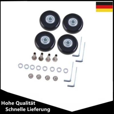 4pcs Gepäck Koffer Ersatz Räder Achsen OD50mm Reparatur Mute Gummi Rollen - Bild 1 von 4
