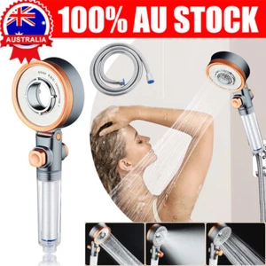 3 Modes High Pressure Hand Shower Head Adjustable Pressurized Powerful Sprayer - Picture 1 of 13