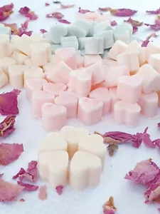 Christmas Scented Wax Melts,15x Small Hearts, Handmade, Highly Scented Melts, - Picture 1 of 6