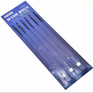 Impianti per capelli corso di pesca alla carpa taglie 6, 8,10 ganci per barbless 12 libbre intrecciata - Foto 1 di 1