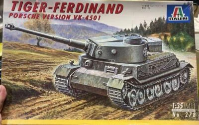 German Army TIGER-FERDINAND VK-4501 1/35 scale plastic model kit vintage Italeri - Image 1 of 3