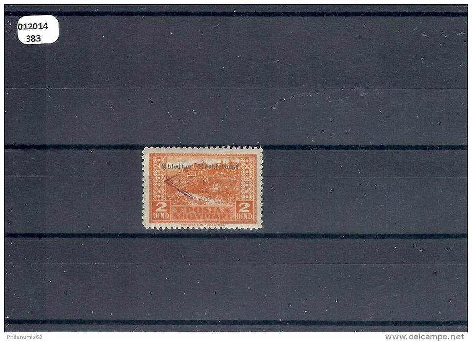 LOT : 012014/383 - ALBANIE 1924 - YT N° 130 NEUF SANS CHARNIERE ** (MNH) GOMME D - Photo 1/1