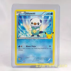 Tarjeta promocional de McDonalds 25 aniversario de Pokémon JCC - Oshawott 21/25 nonholo 2021 - Imagen 1 de 2