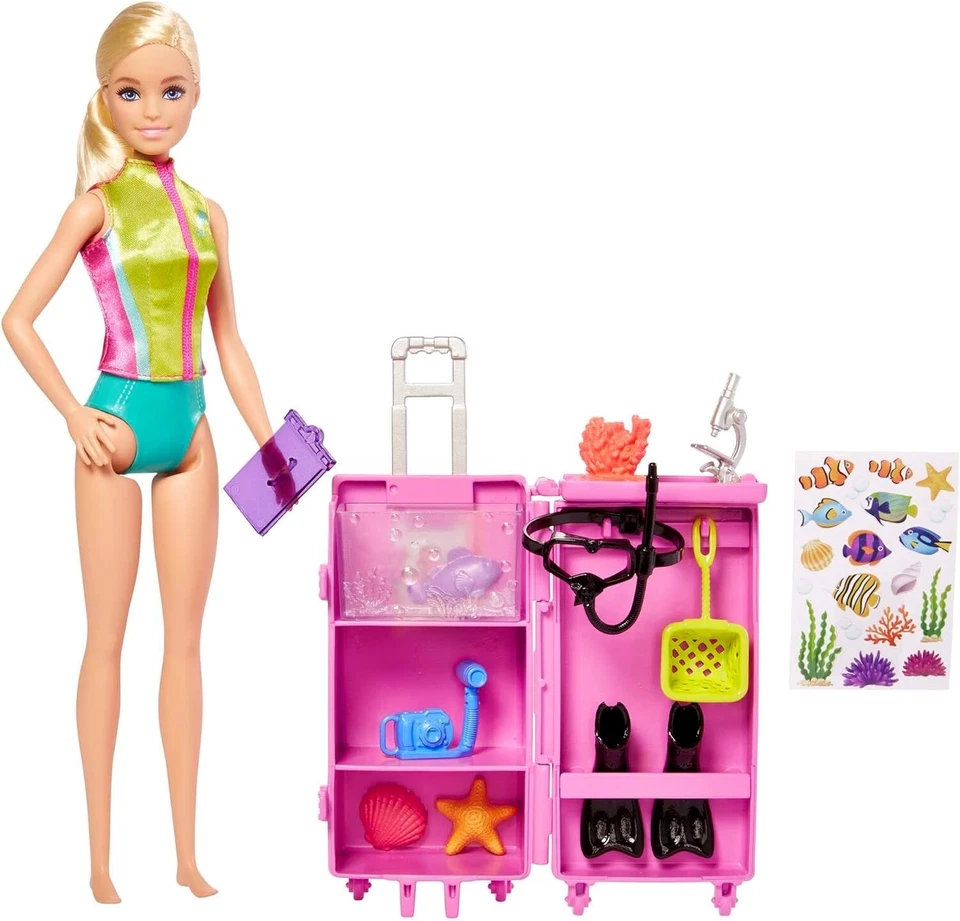 Barbie Marine con accessori inclusi Mattel HMH26 da 3 anni + - Immagine 1 di 4