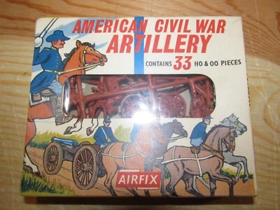AIRFIX AMERICAN CIVIL WAR ARTILLERY 1960's NEW IN BOX HO/OO FIGURES England - Image 1 of 4