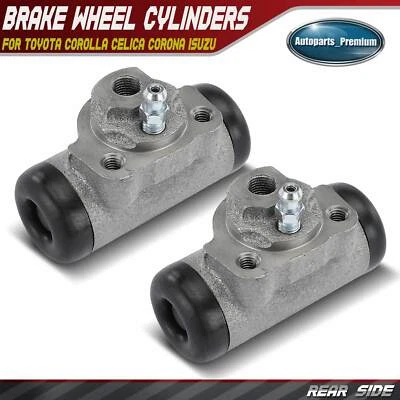 2x Rear Drum Brake Wheel Cylinder for Toyota Corolla Celica Corona Isuzu I-Mark - Image 1 of 4