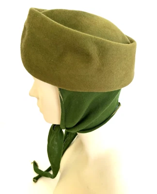 Sombrero de lana vintage Glamour Fielts hecho en unión con cubiertas laterales para las orejas excelente estado Foto 1 de 4