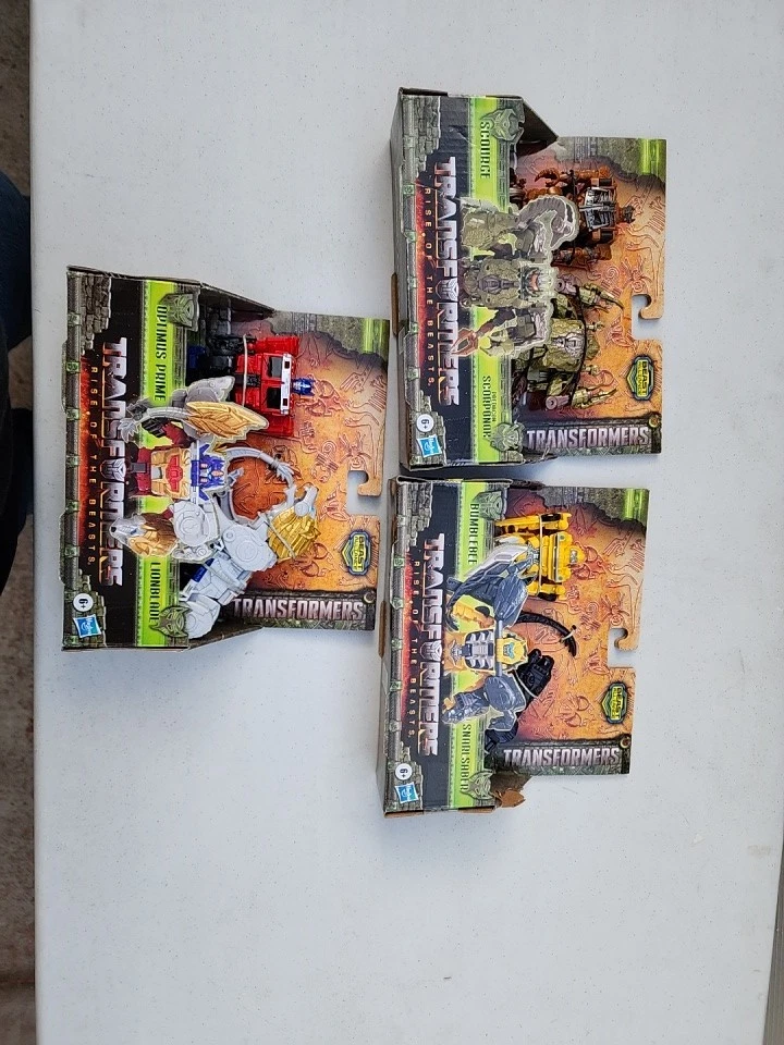 变形金刚 RODB Beast Alliance Optimus Prime、Bumblebee、Scourge — 第 1/4 张图片