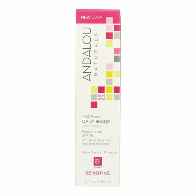Andalou Naturals Sensitive Daily Shade Facial Lotion 1000 Roses SPF 18 2.7 oz - Image 1 of 4