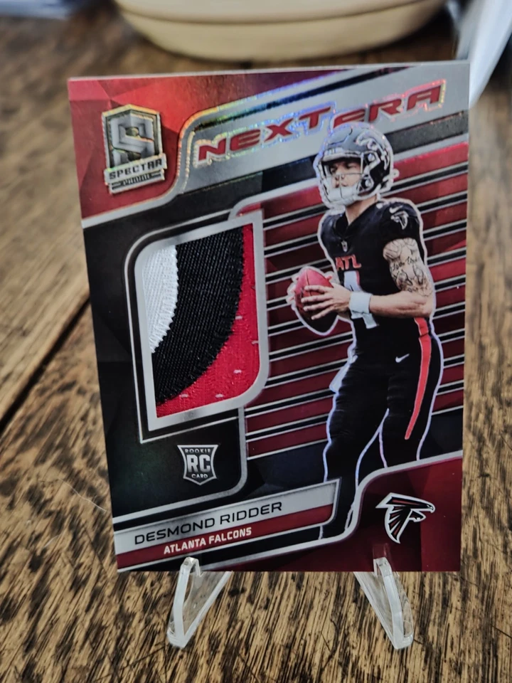 2022 Spectra Next Era Desmond Ridder RC 3-Color Patch /99 Red/Black Rookie - Image 1 of 4