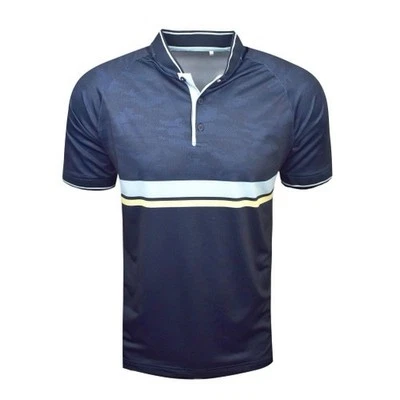 NEW Mens $90 SLIGO Golf Logan Henley Polo SL24007 Navy XXL - Image 1 of 4