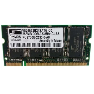 V826632B24SATG-C0 DDR1 256MB 333MHZ DDR DDR1 Sodimm Table Module RAM - Picture 1 of 1
