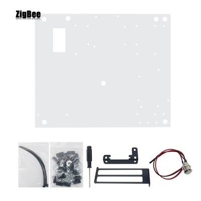 Custodia PC telaio aperto acrilico medio trasparente MATX dissipazione calore - Immagine 1 di 4