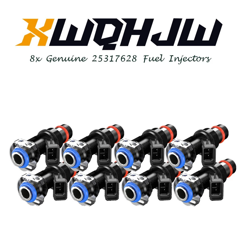 8 NOVOS INJETORES DE COMBUSTÍVEL 25317628 para 1995 Ford F700 Base Caminhão Reto - Imagem 1 de 4