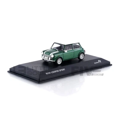 MINI COOPER S 1994 GREEN/WHITE 1:43 Solido Auto Stradali Modellino Nuovo - Immagine 1 di 4