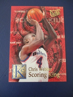 Fleer Ultra Scoring Kings #29 1996 Chris Webber Bullets Foto 1 de 2