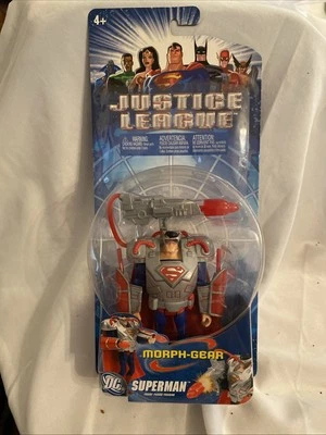 ¡NUEVA FIGURA DE ACCIÓN DE SUPERMAN MORPH-GEAR DE LA LIGA DE LA JUSTICIA DC COMICS! Nuevo precintado Foto 1 de 3
