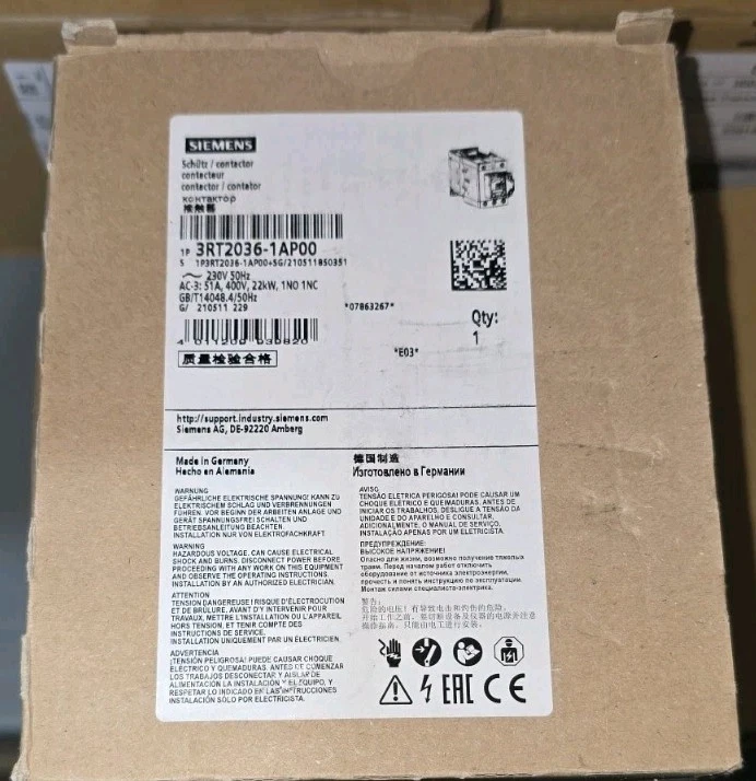 SIEMENS 3RT2036-1AP00  - Image 1 of 1