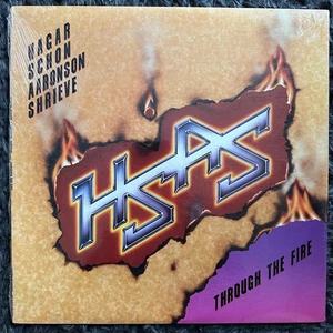 HSAS Through The Fire LP Vinyl Record 1983 Geffen Sammy Hagar Neal Schon - Bild 1 von 6