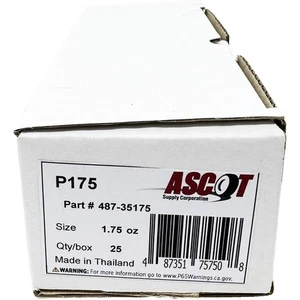 Ascot P Style Uncoated Lead Clip-On Wheel Weight 1.75oz - Box of 25 - Picture 1 of 1