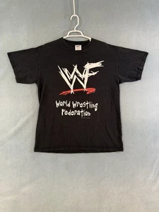 Camiseta Negra Grande Vintage Años 90 WWF Kane Undertaker Stone Cold Steve Austin - Imagen 1 de 7