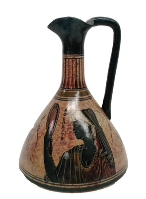 Stavropoulos Collection Pitcher Greek Pottery - Image 1 of 4