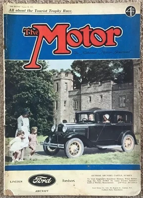 The MOTOR Magazine 18 Aug 1931 #No.1547 Vol.LX  HUMBER RANGE Bianchi Tested - Image 1 of 4