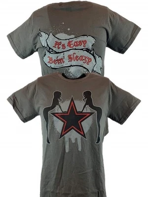 Edge Rated R Superstar Easy Being Sleazy Grey Mens T-shirt - Image 1 of 4