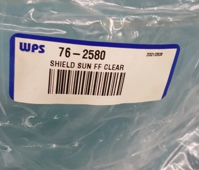 NUEVO WPS Casco de Motocicleta Protector Facial Solar FF Transparente 76-2580 Foto 1 de 3