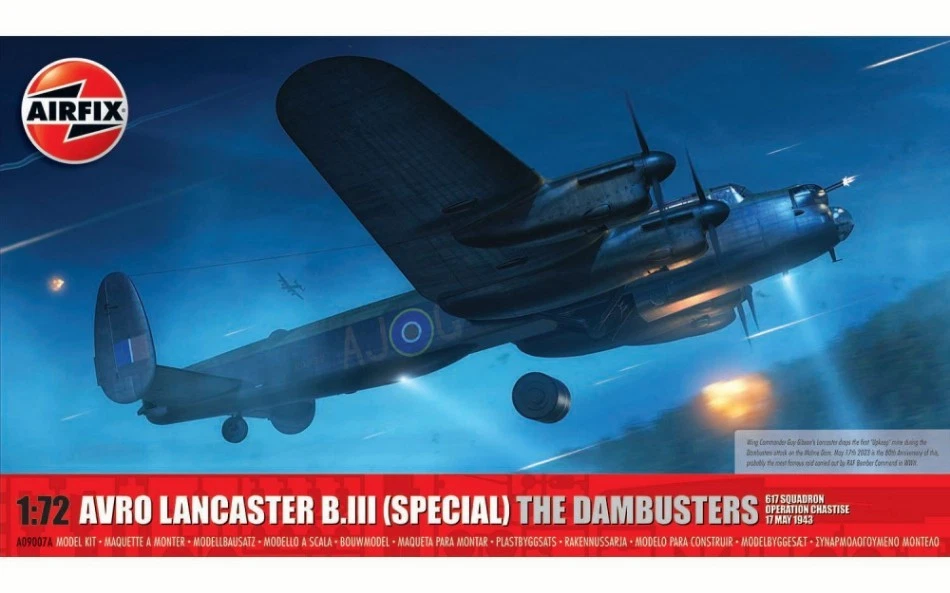 AVRO LANCASTER B.III (SPECIAL) THE DAMBUSTERS KIT 1:72 - Immagine 1 di 1