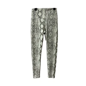 Beach Riot Sport Ayla Taupe Serpiente Acanalado Tejido Cintura Alta Leggings Medianos Usados en Excelente Condición - Imagen 1 de 8