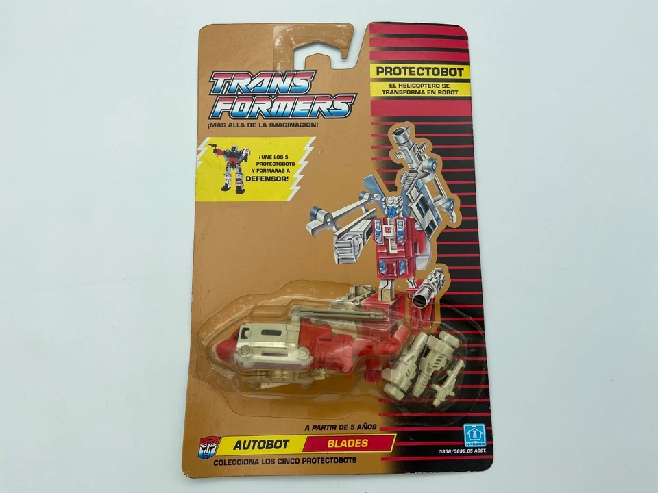 Transformers G1 1990 Blades Defensor classic gold MOSC Europe MB hasbro - Image 1 of 4