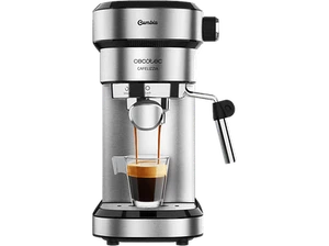 Cecotec Cafelizzia 790 Steel, 1350W, 20 bar, 1.2 L, 1-2 cafés, Inox - Imagen 1 de 9