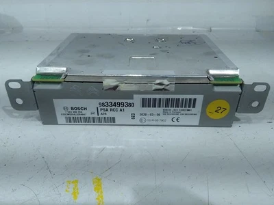 2020 PEUGEOT 508 RADIO AUDIO CONTROL UNIT 9833499380 GENUINE NEEDS CODE - Image 1 of 4