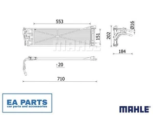 Oil Cooler, automatic transmission for BMW MAHLE CLC 306 000P - Picture 1 of 11