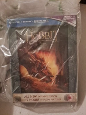 The Hobbit: The Desolation Of Smaug [Lenticular Slip] Blu-ray+3D [2014 Extended] - Image 1 of 2